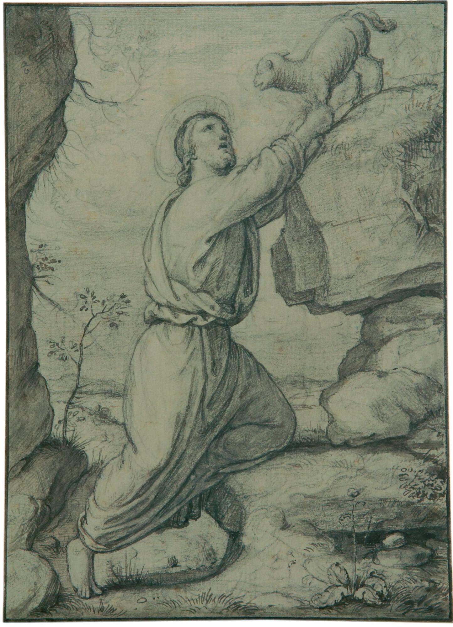 Friedrich von Olivier - Der Heiland mit dem Lamm.