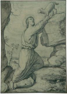 Friedrich von Olivier - Der Heiland mit dem Lamm.