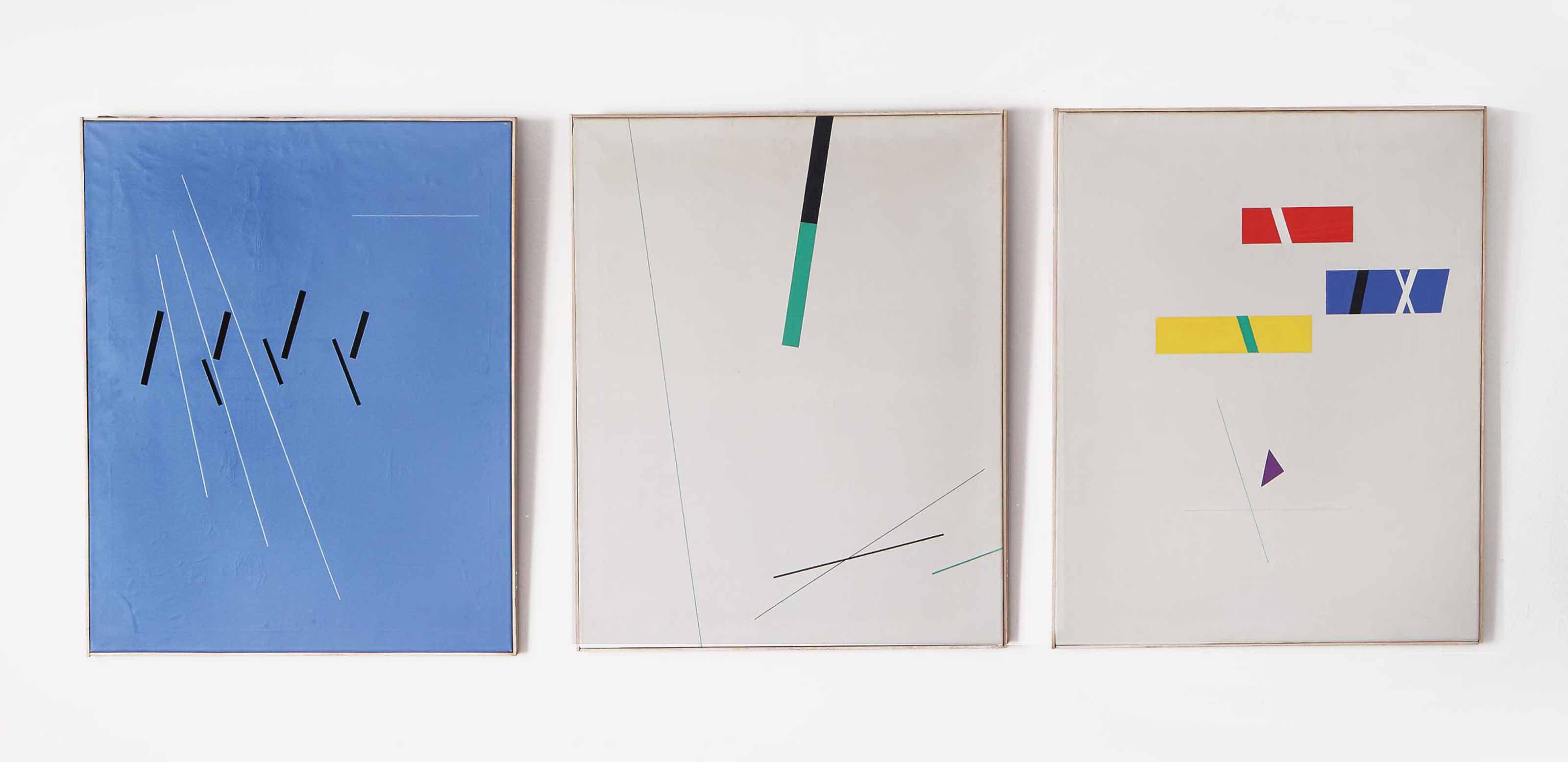 Friedrich Vordemberge-Gildewart - Composition No. 167 (A Triptych)