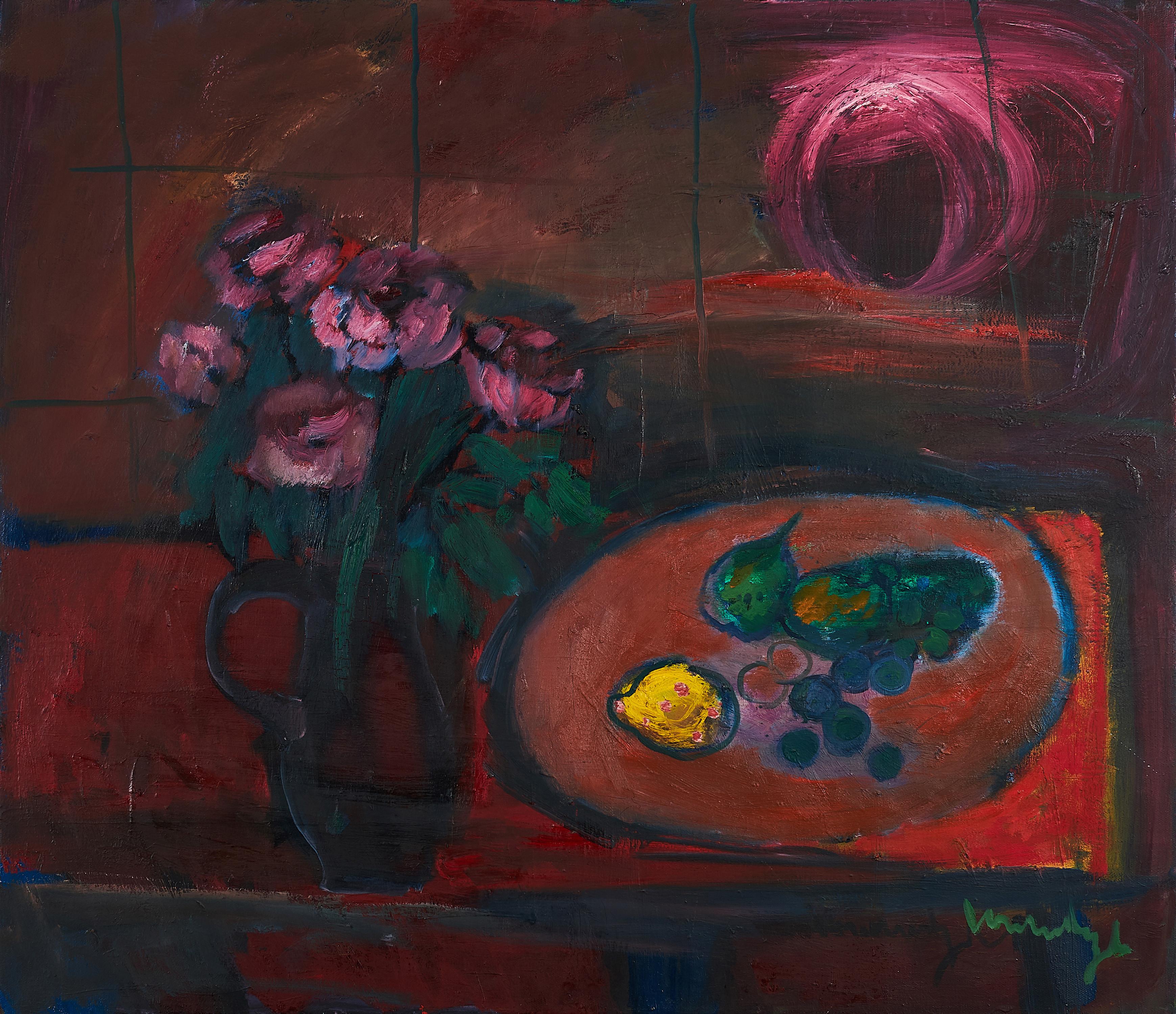 Friedrich Vordemberge - Stillleben mit Obst.