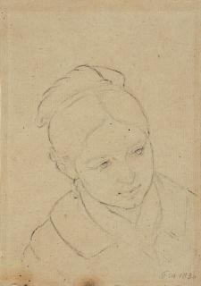 Friedrich Wasmann - Porträt einer jungen Meranerin.