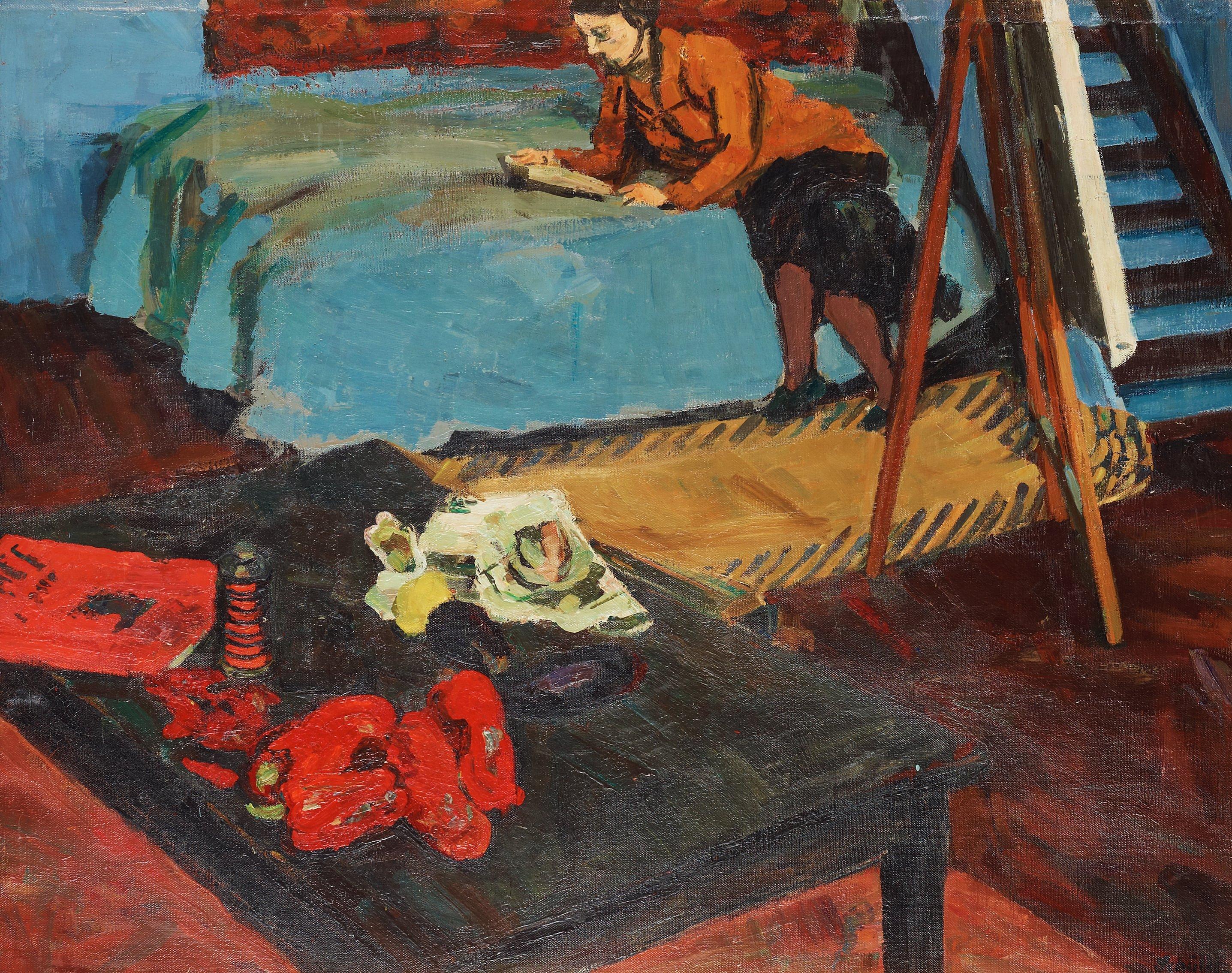 Fritiof Schüldt - Interior from the studio