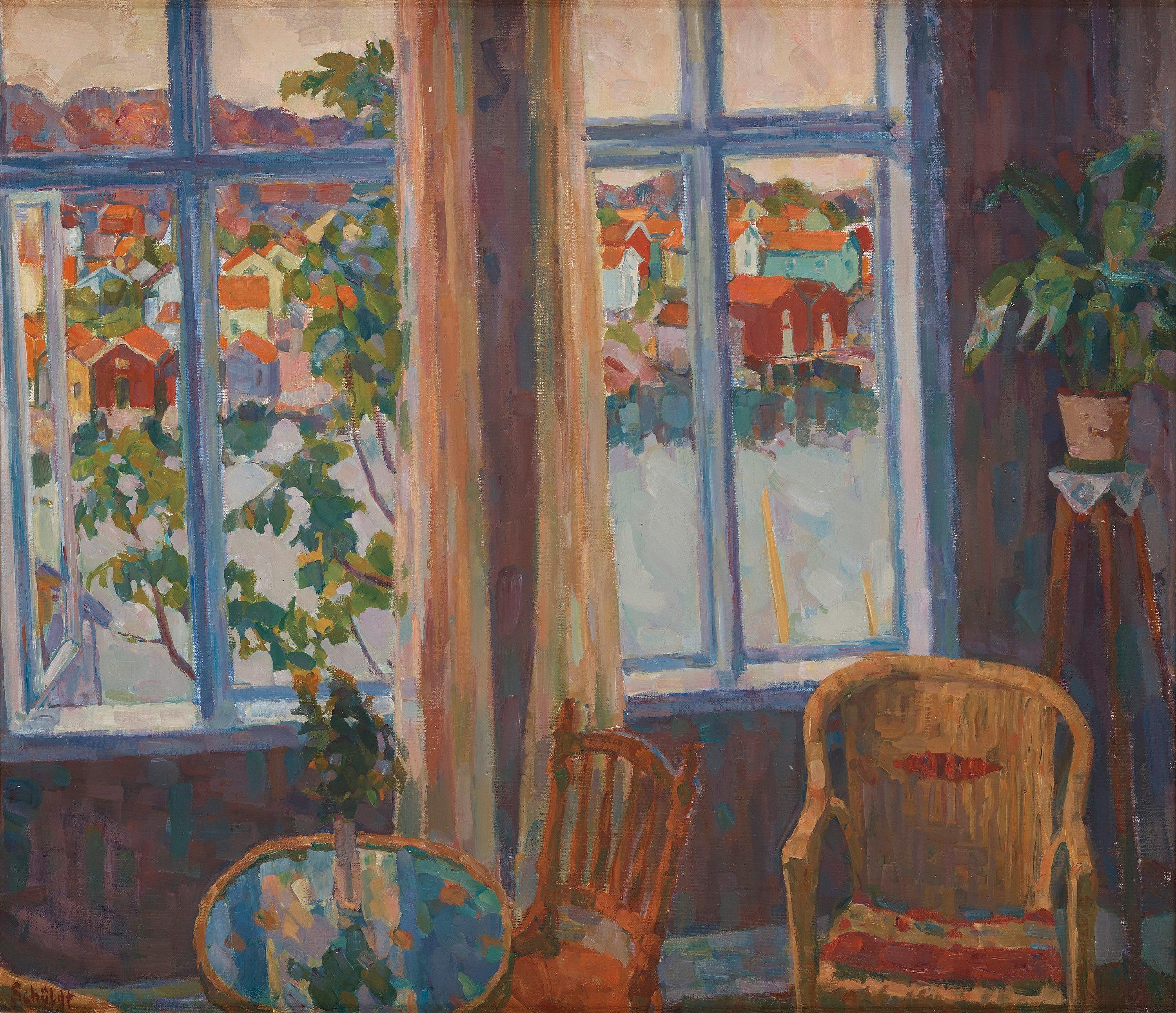 Fritiof Schüldt - View from a window