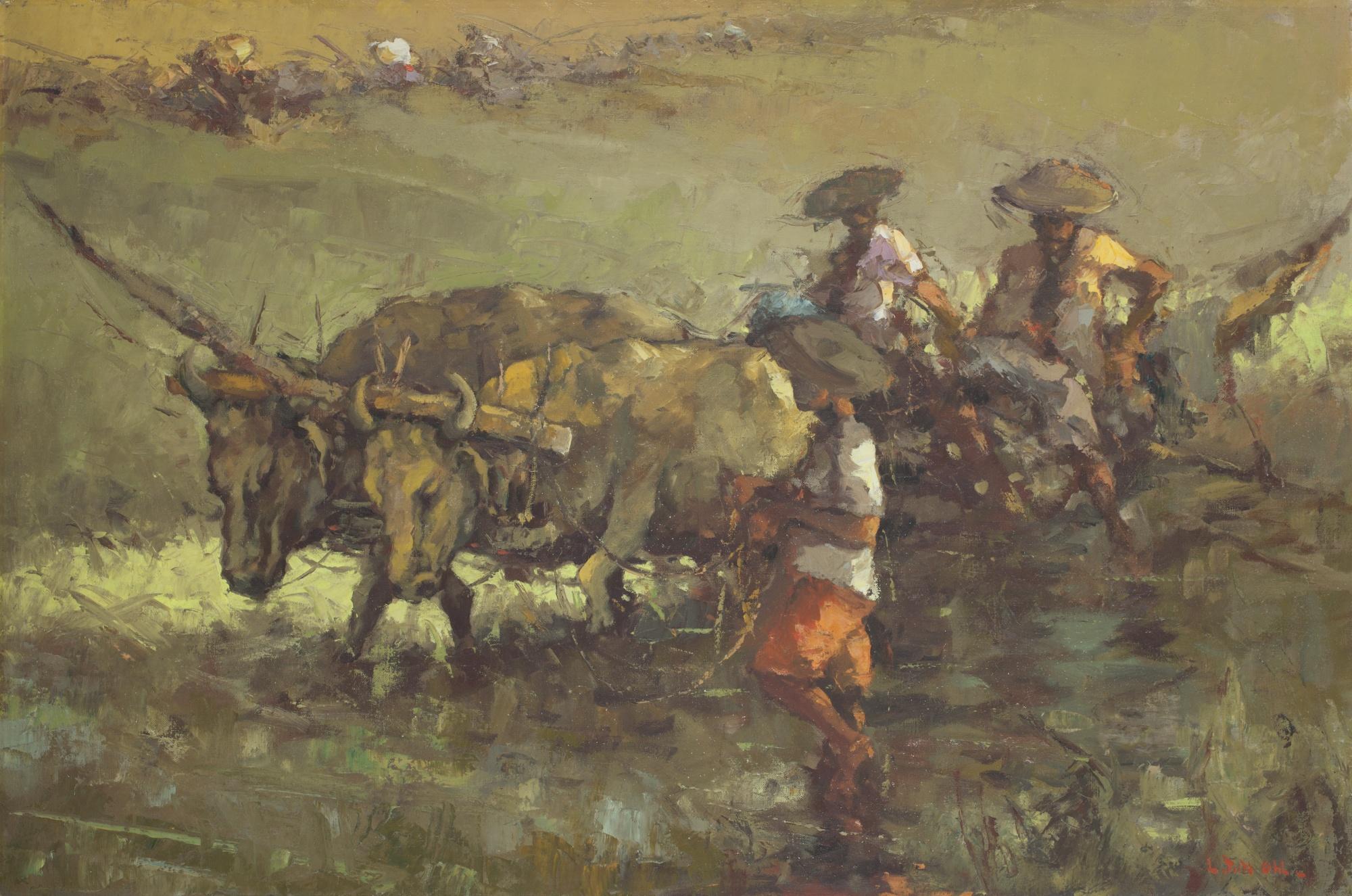 Frits Ohl - Farmers With Oxen