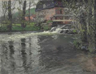 Frits Thaulow - La cascade