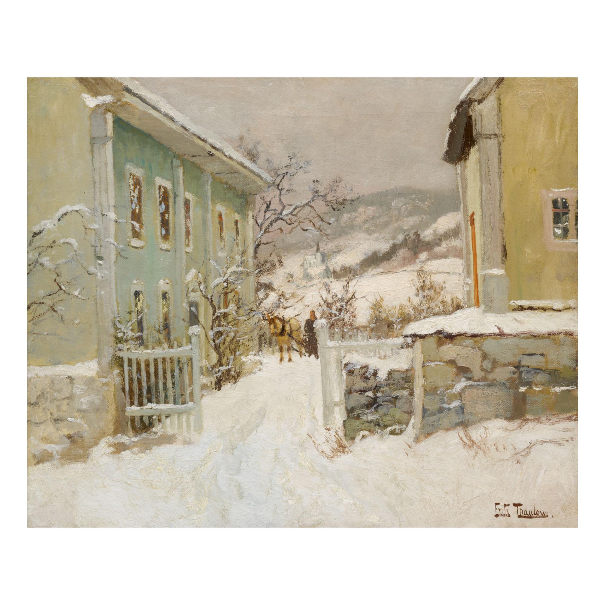 Frits Thaulow - Præstegaard I Norge (Clergy House In Norway)