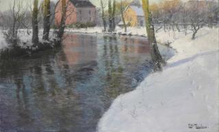 Frits Thaulow - Winter Landscape