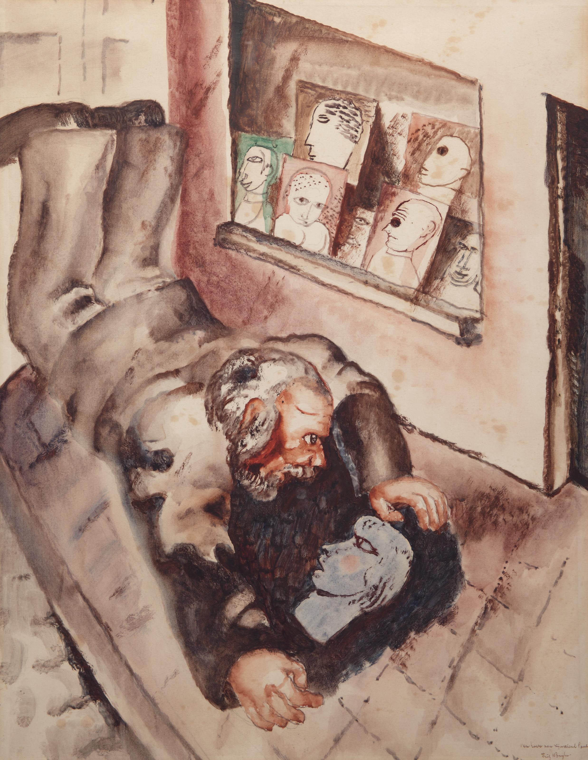 Frits van den Berghe - Le chasseur de têtes