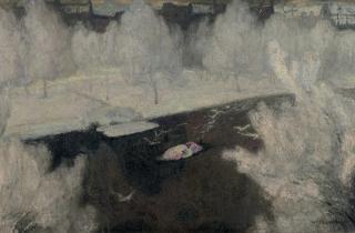 Frits van den Berghe - Le Jardin givré: the cold garden