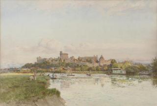 Fritz B. Althaus - Evening Light Over Windsor Castle