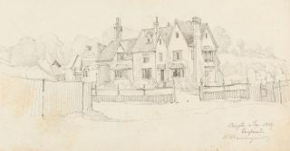 Fritz Bamberger - 2 Bll.: Reigate, England – Bäuerliches Anwesen.