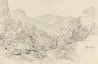 Fritz Bamberger - „Partnach Klamm“.