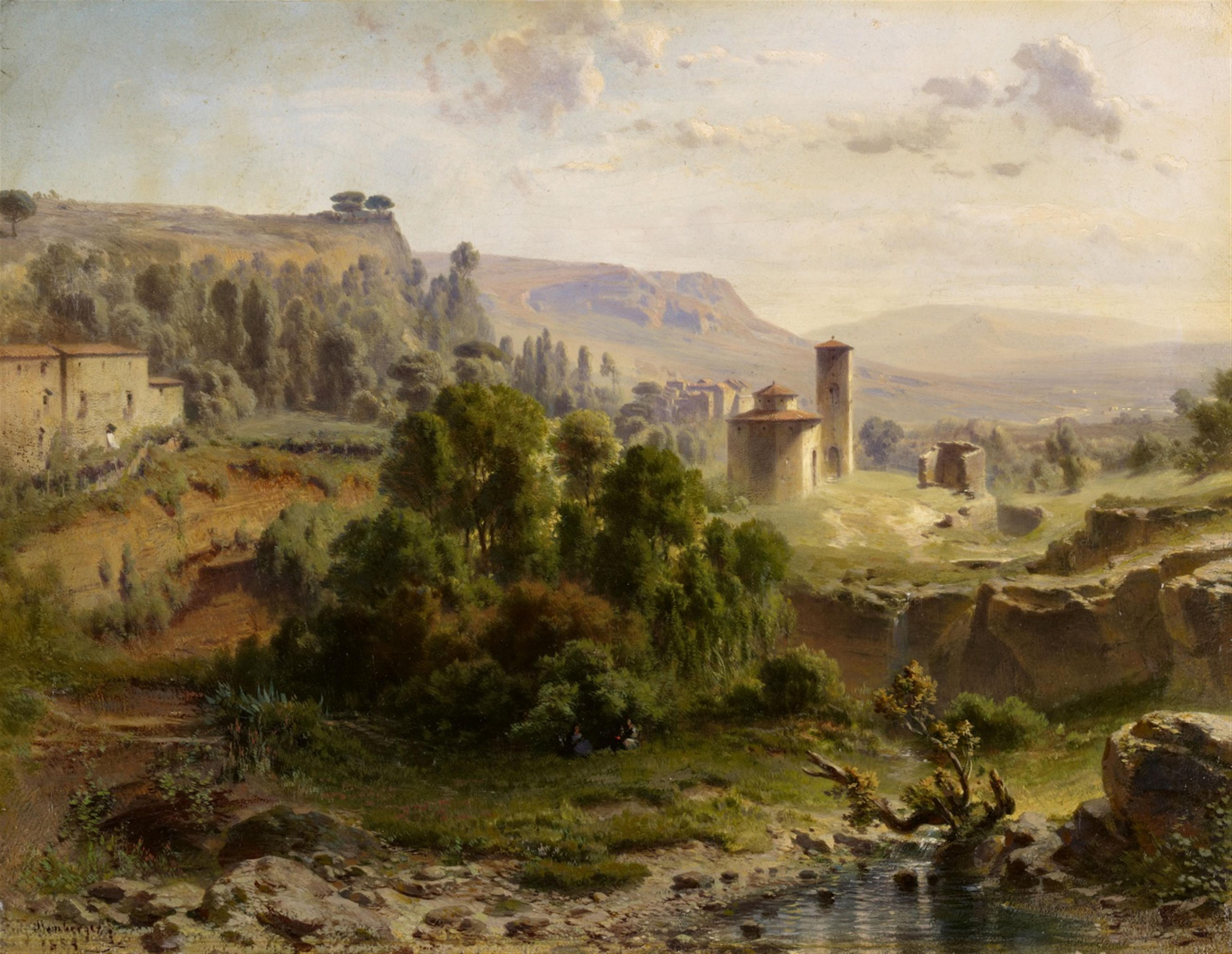 Fritz Bamberger - Spanische Berglandschaft