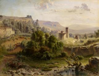 Fritz Bamberger - Spanische Berglandschaft