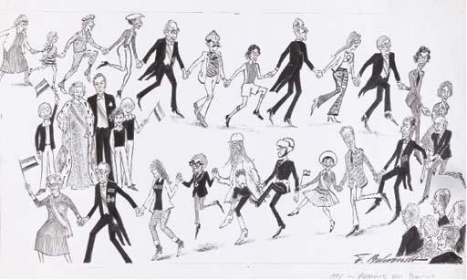 Fritz Behrendt - Kroning van Beatrix