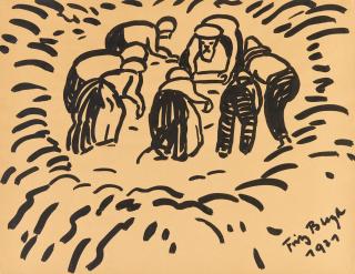 Fritz Bleyl - Aschebuddler II (Die Russ-Schüttler)