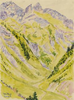 Fritz Bleyl - Gebirgslandschaft