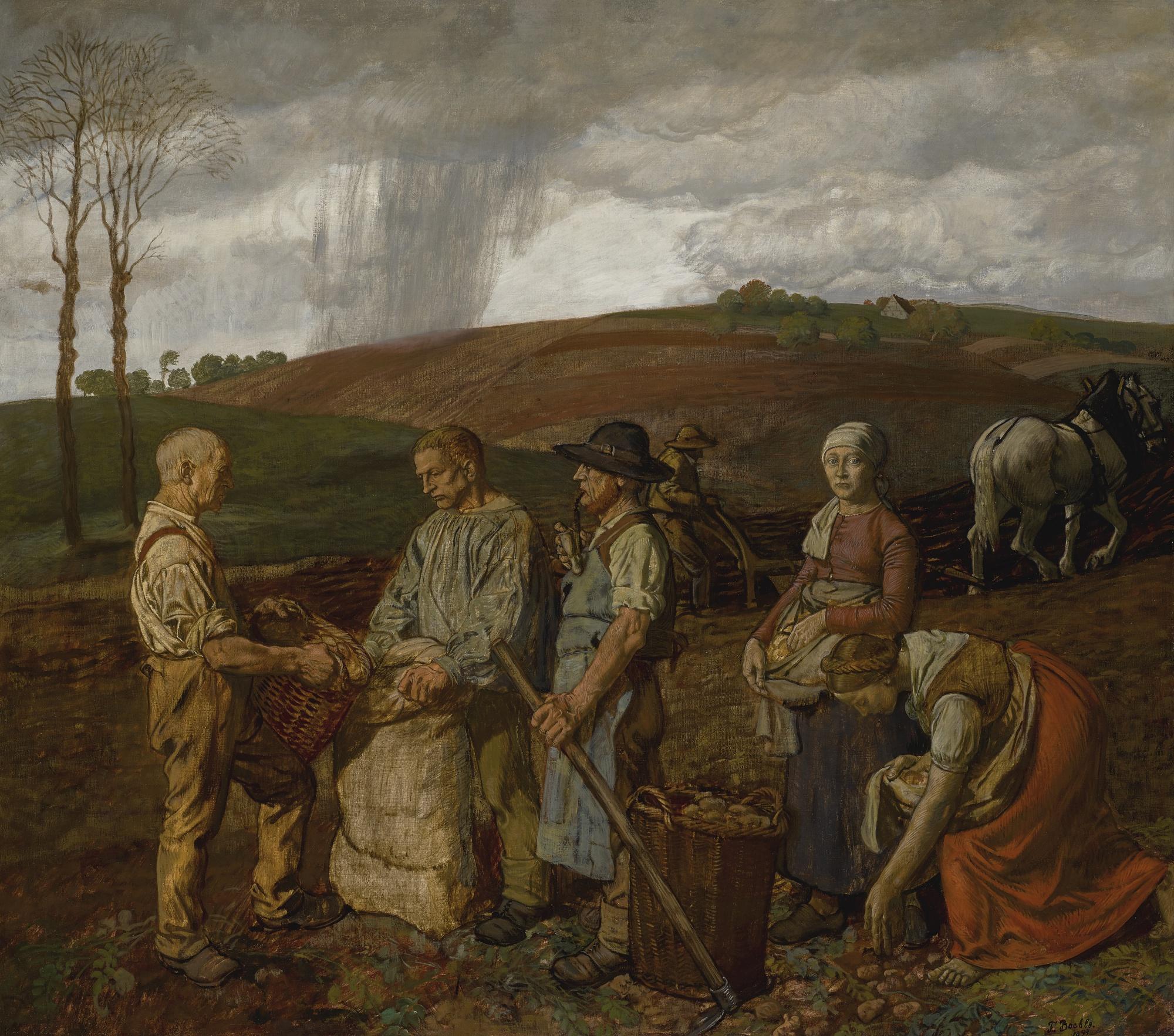 Fritz Boehle - The Potato Harvest