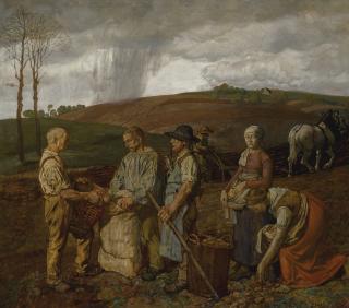 Fritz Boehle - The Potato Harvest