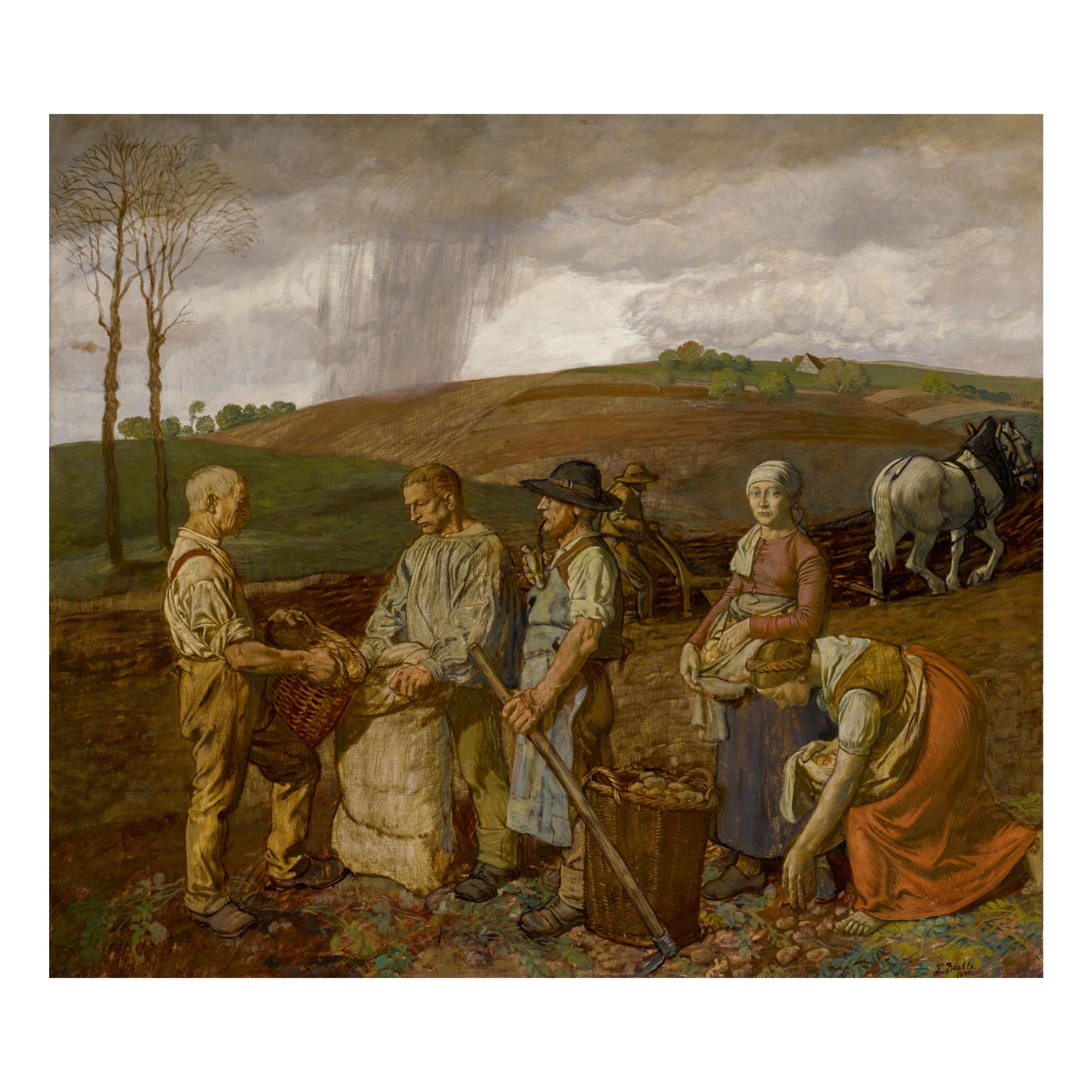 Fritz Boehle - The Potato Harvest