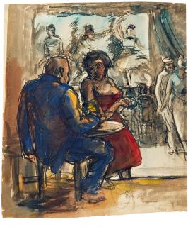 Fritz Burkhardt - Im Tanzcafé.