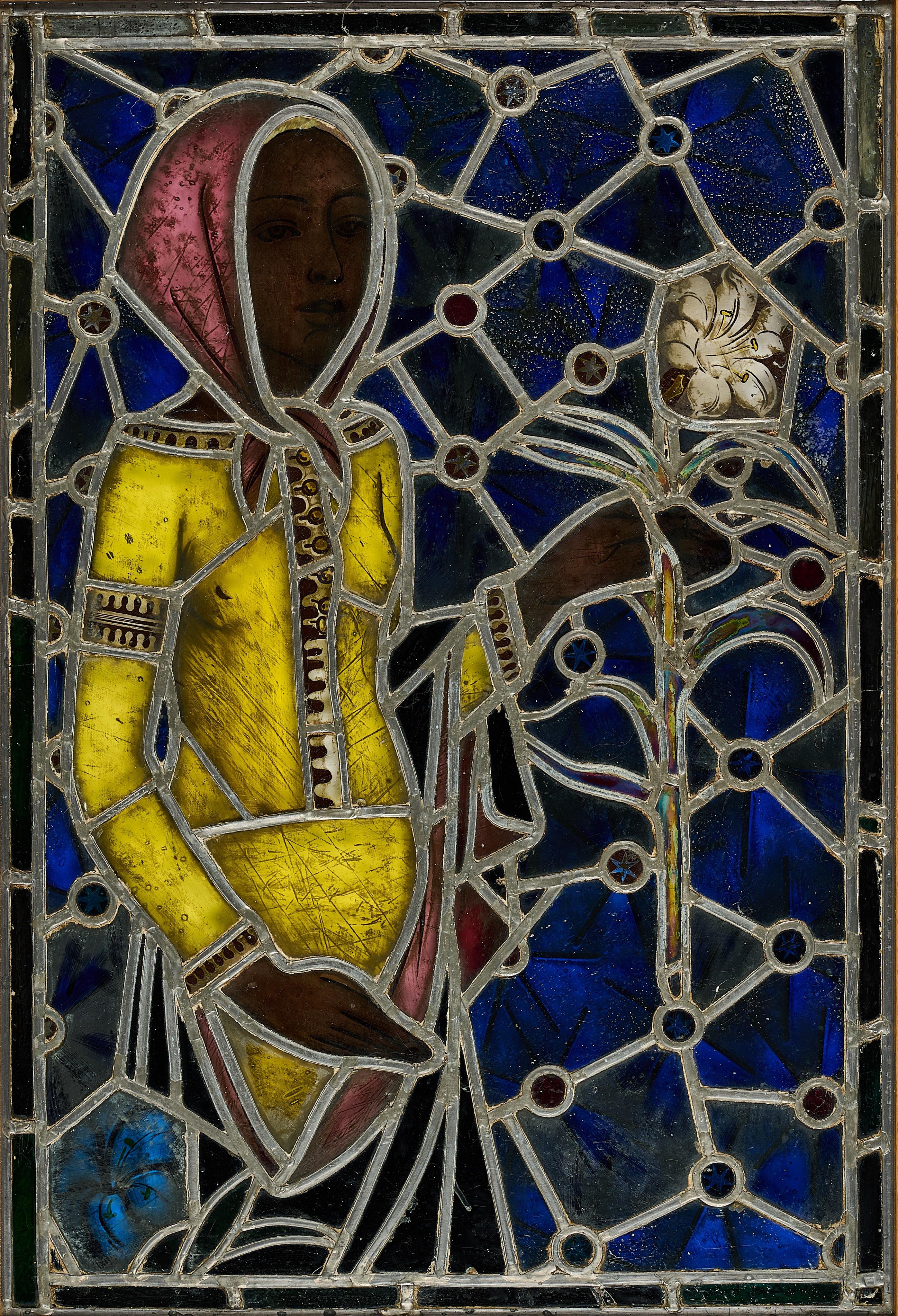 Fritz Burmann - Mädchen mit Lilie.