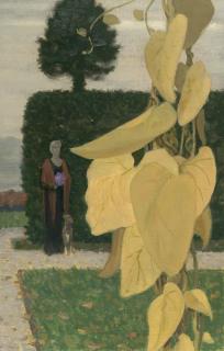 Fritz Erler - Frau mit Hund