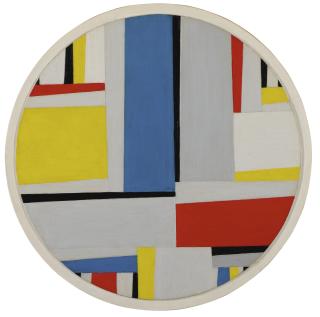 Fritz Glarner - Relational Painting Tondo No. 28