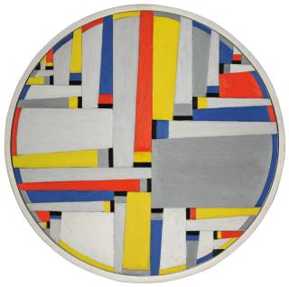 Fritz Glarner - Relational Painting Tondo No. 65