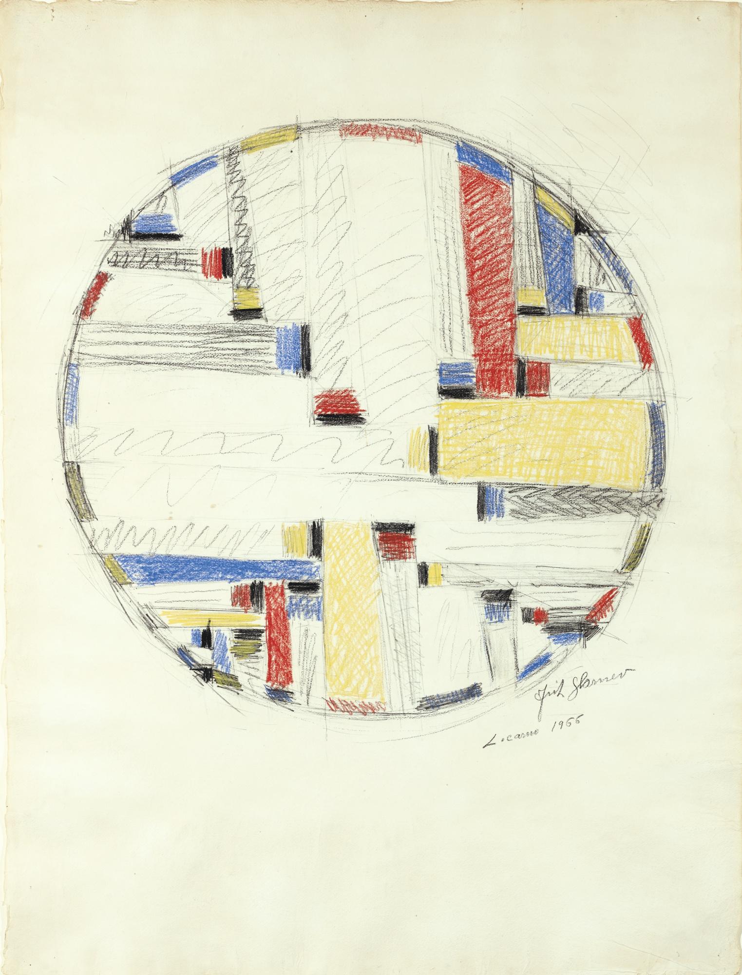 Fritz Glarner - Tondo, 1966