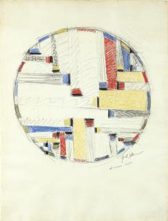 Fritz Glarner - Tondo, 1966