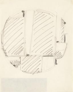 Fritz Glarner - Tondo (Studie), 1973