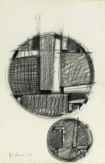 Fritz Glarner - Tondo with Echo