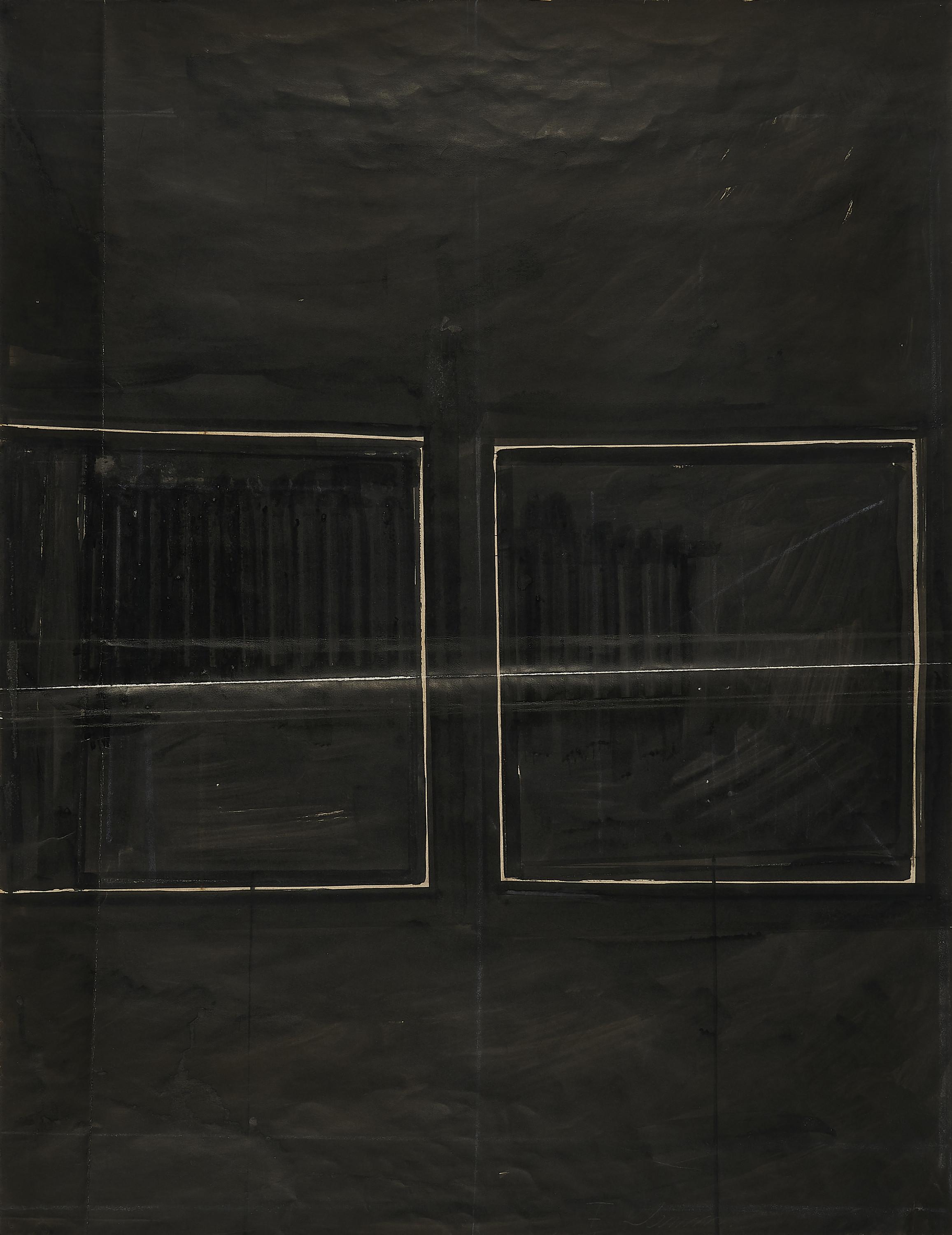 Fritz Klemm - Wand im Atelier.