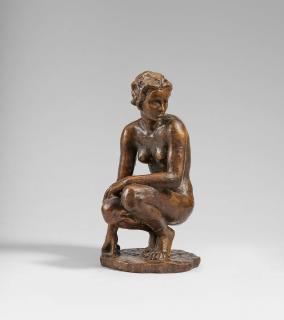 Fritz Klimsch - Hockende.