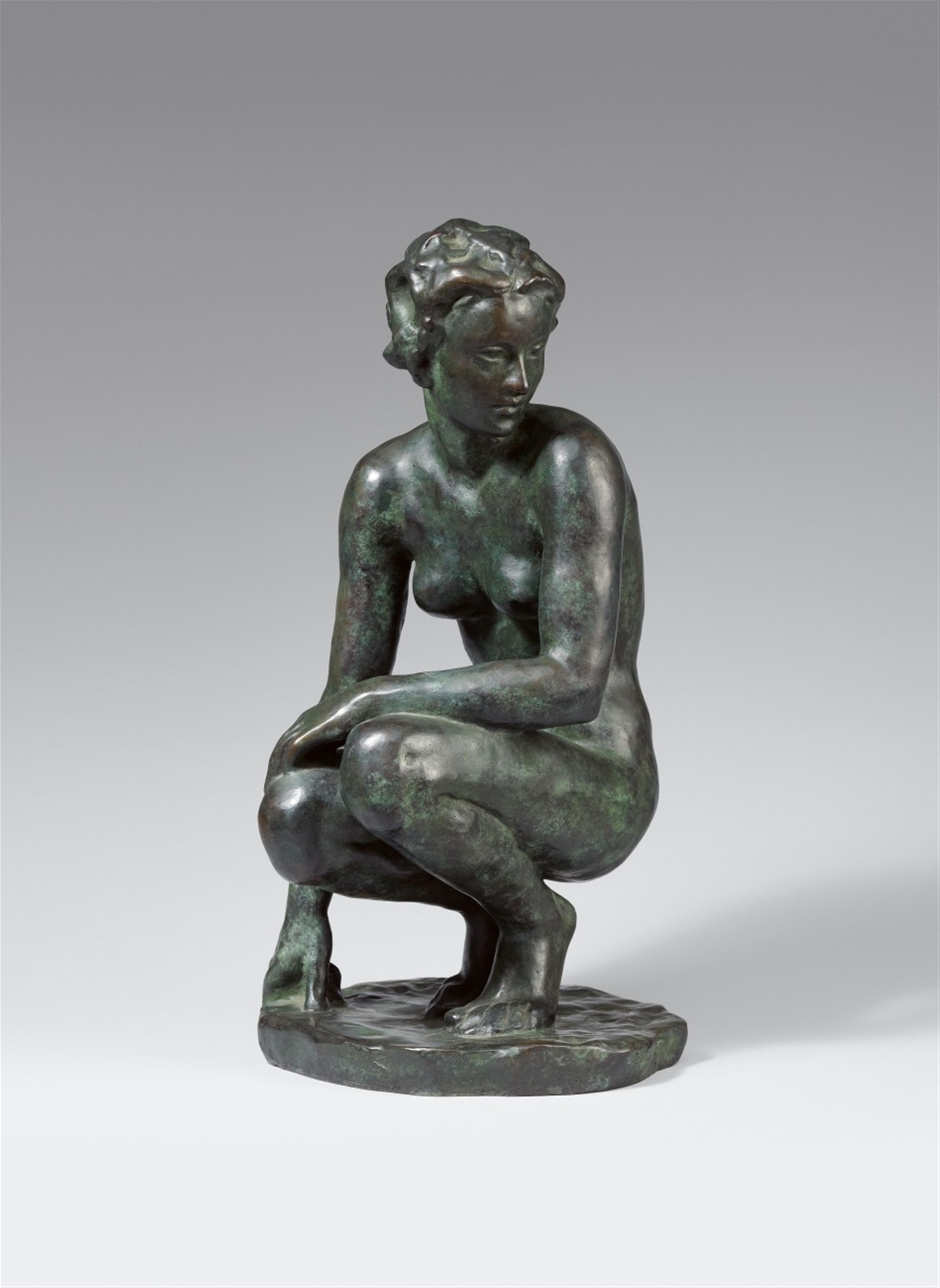 Fritz Klimsch - Hockende