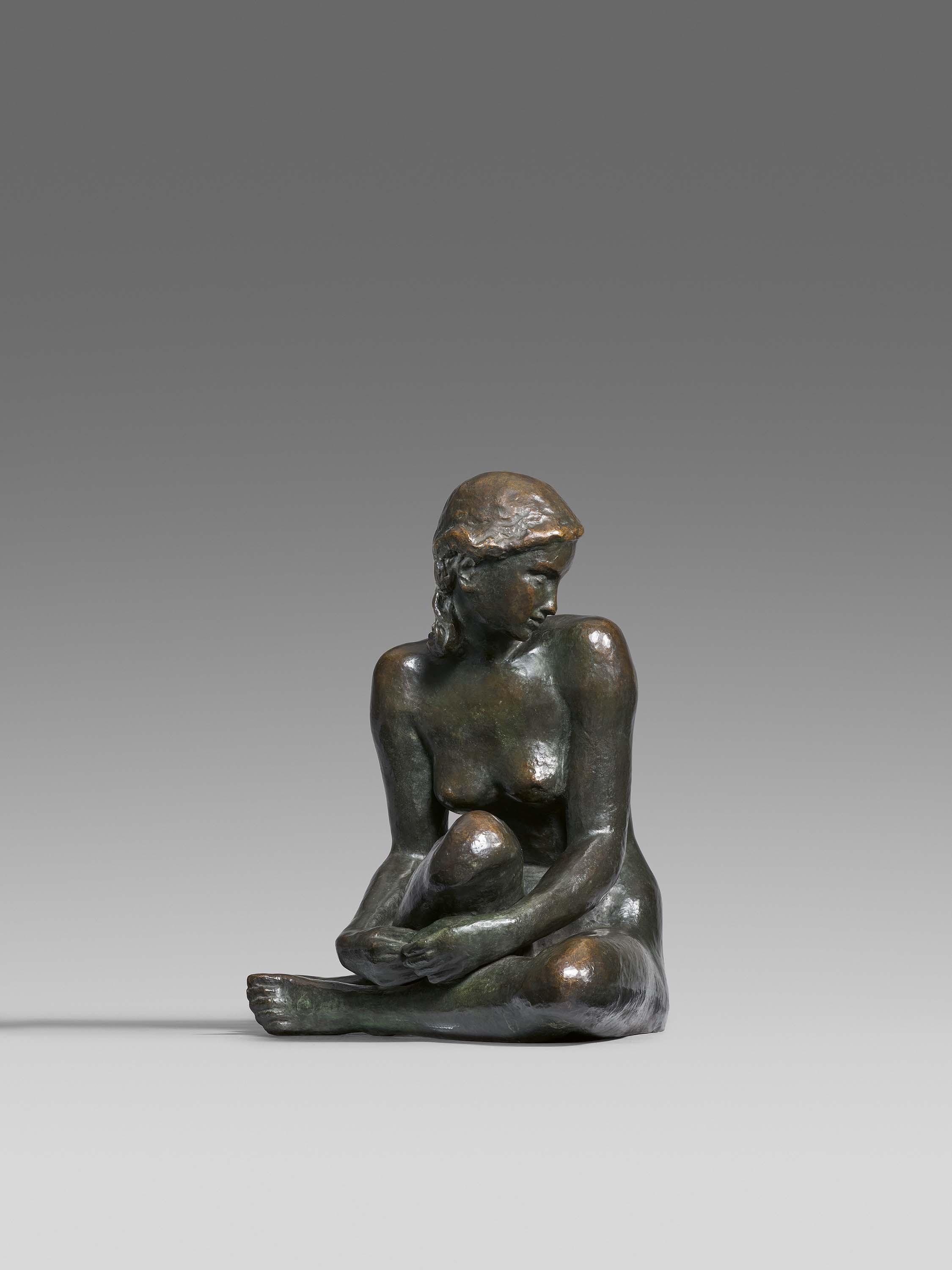 Fritz Klimsch - Kauernde.