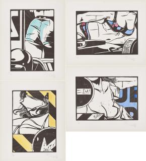 Fritz Köthe - Sechs Linolschnitte.