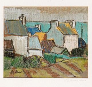 Fritz Kohlstädt - Konvolut aus 2 Arbeiten (Bei Plozéut /Bretagne)