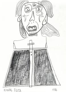 Fritz Koller - Ohne Titel (Alter Mann)