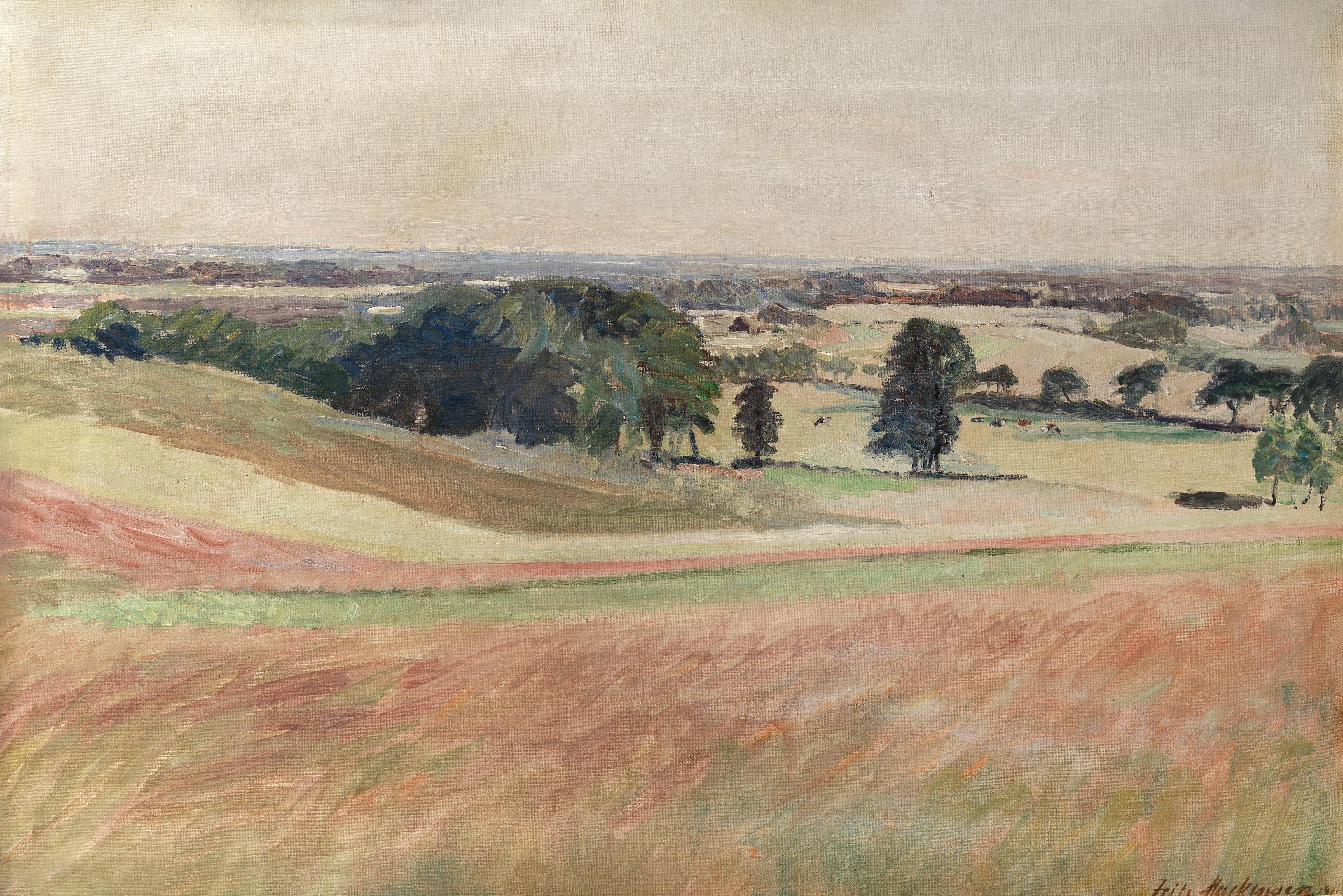 Fritz Mackensen - An extensive rolling landscape