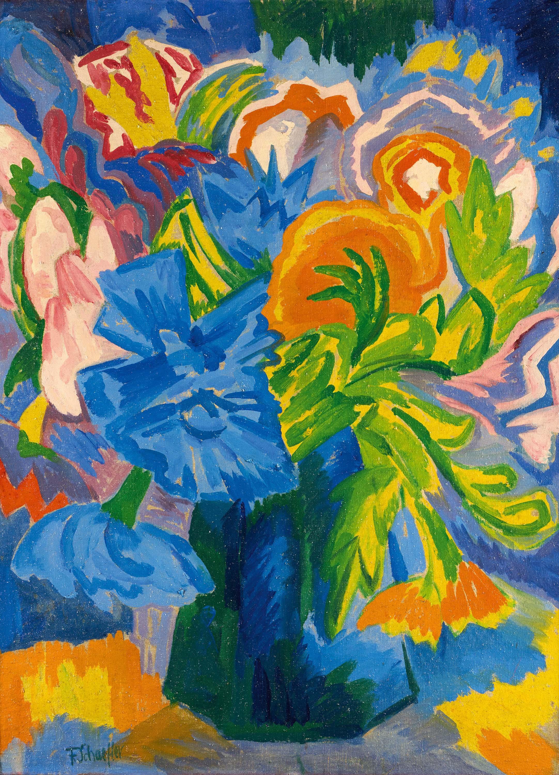 Fritz Schaefler - Blumenbild 4.