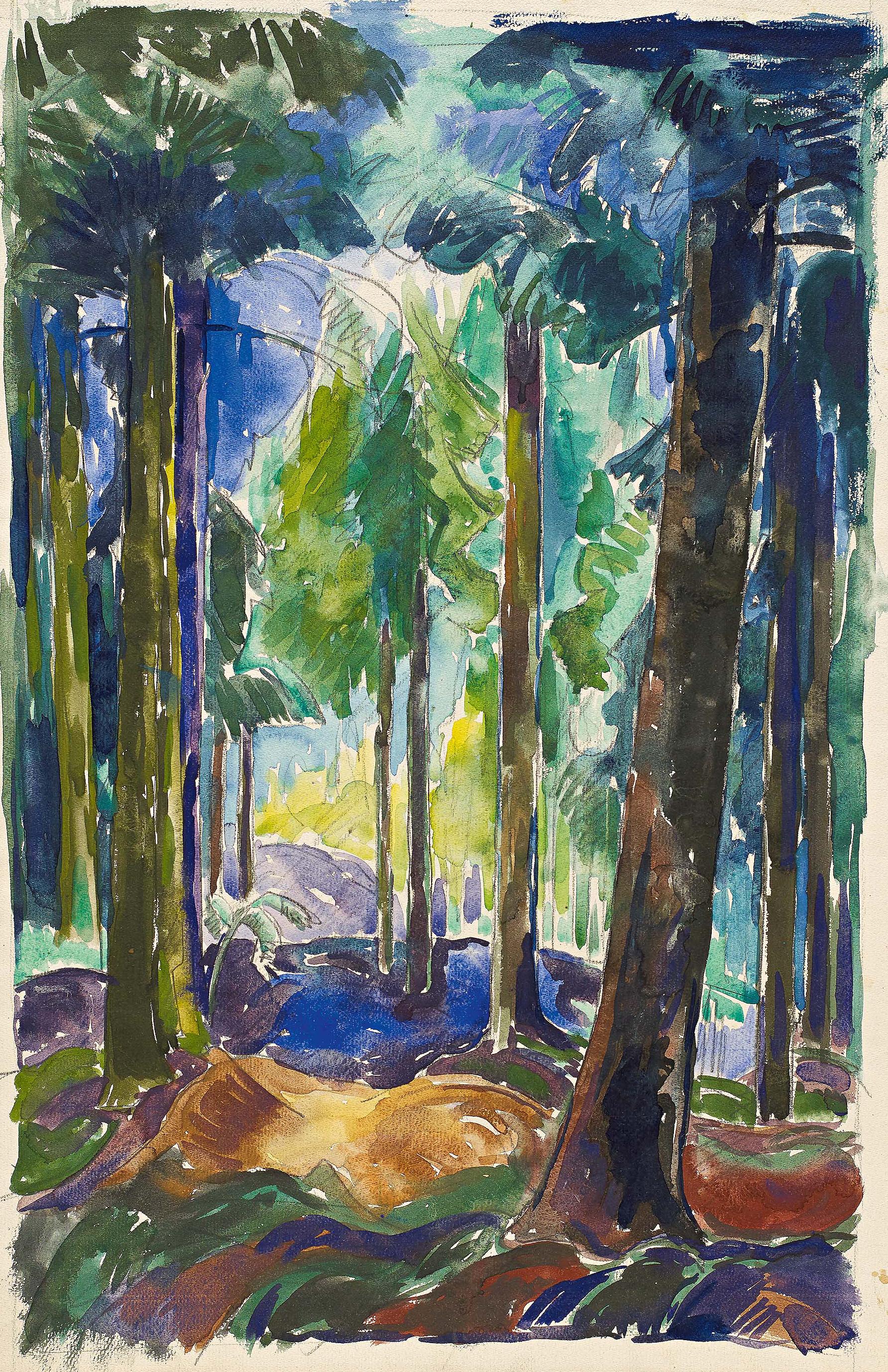 Fritz Schaefler - Wald.