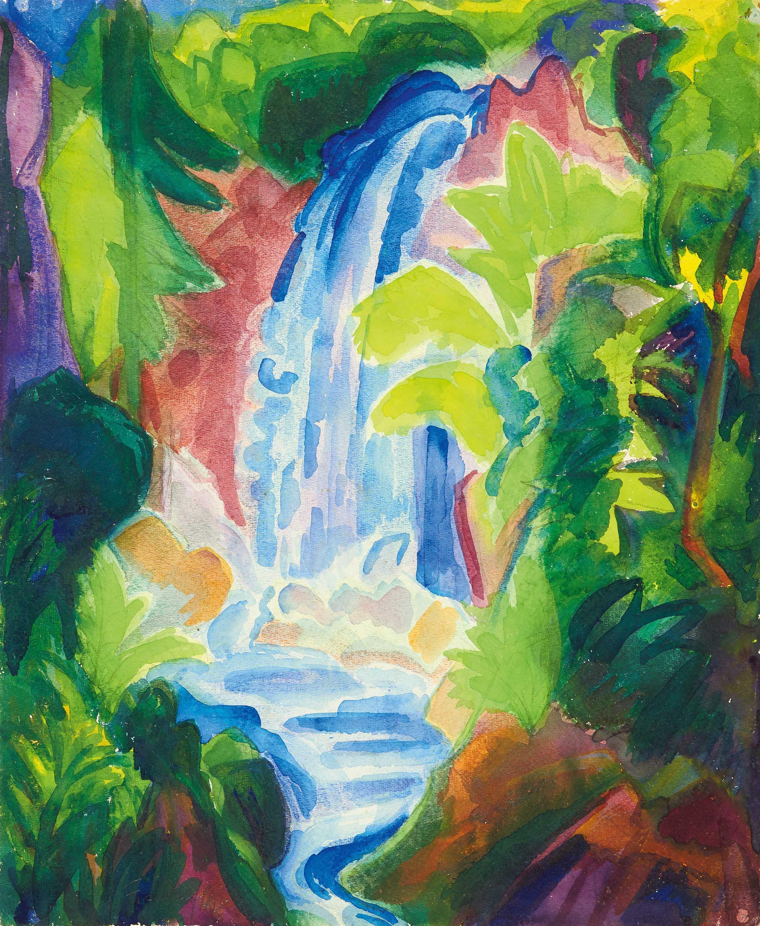 Fritz Schaefler - Wasserfall 1.