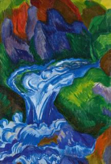 Fritz Schaefler - Wasserfall.