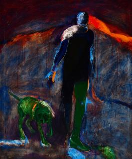 Fritz Scholder - A Fritz Scholder Painting, \