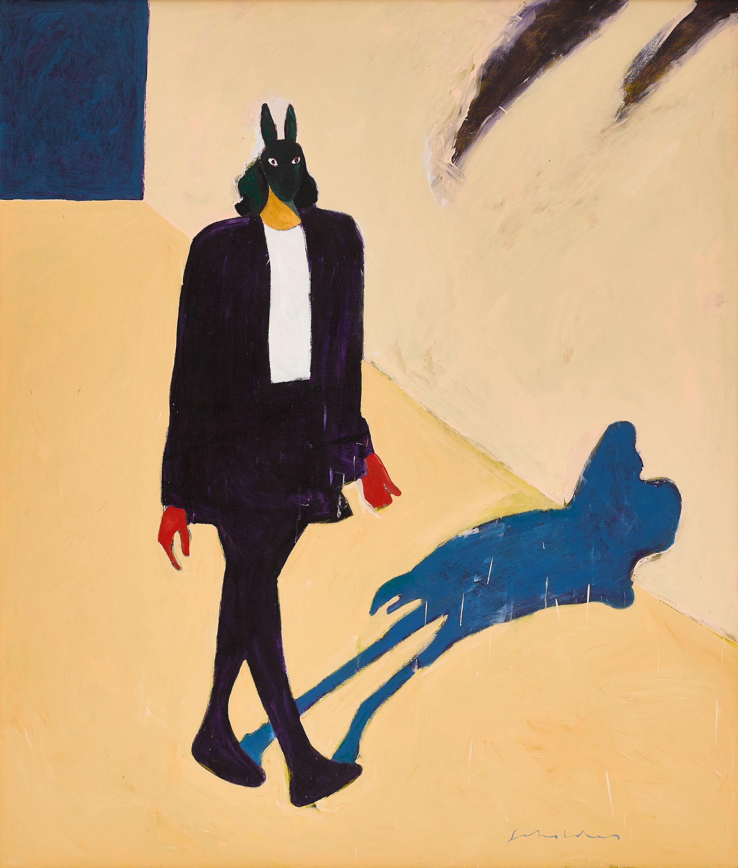 Fritz Scholder - A Fritz Scholder Painting