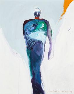 Fritz Scholder - Portrait in the Sun No. 2