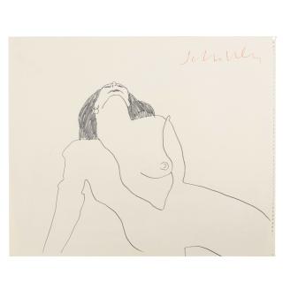 Fritz Scholder - reclining nude