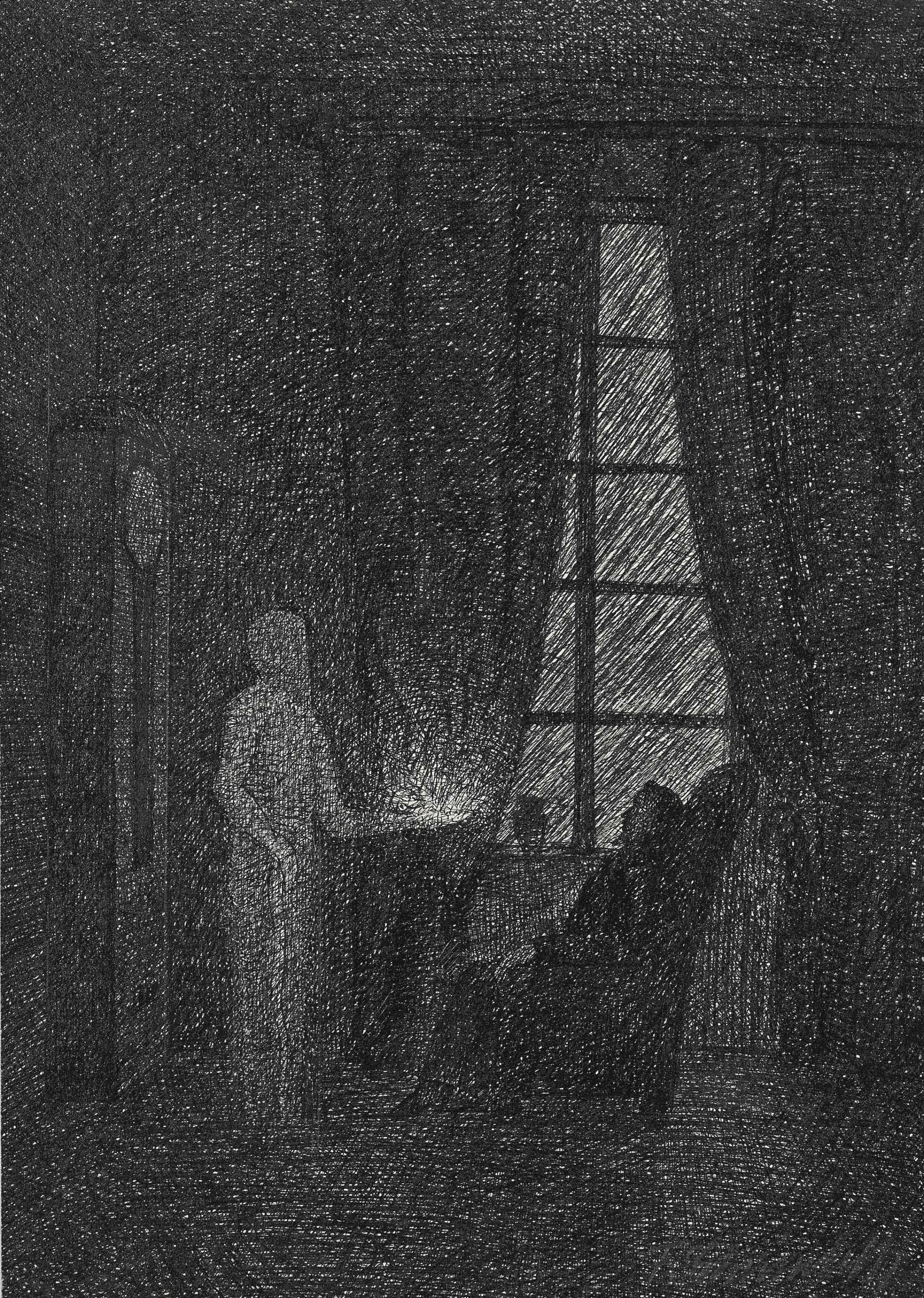 Fritz Schwimbeck - Angst (Originalentwurf Zu \